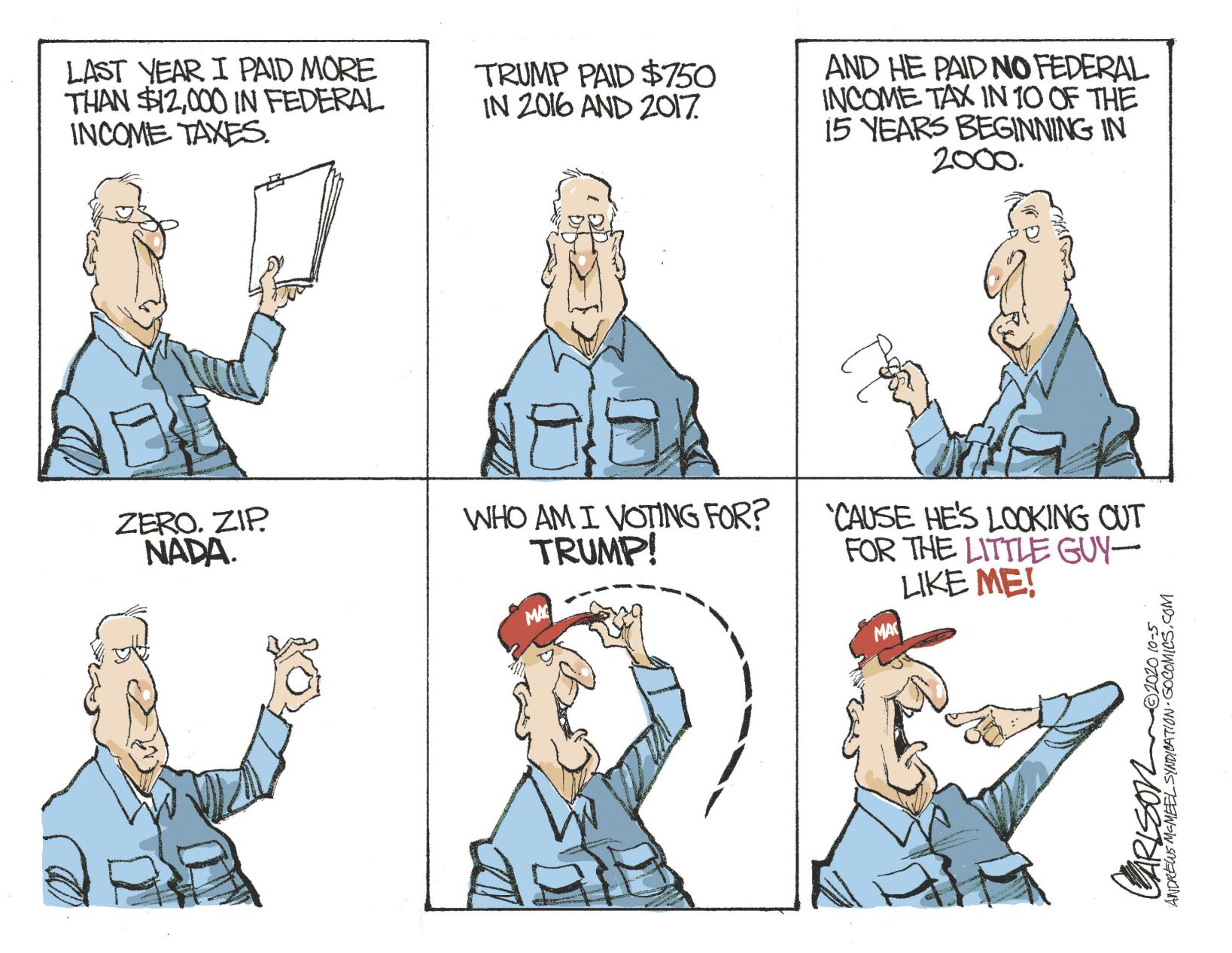 The latest editorial cartoon